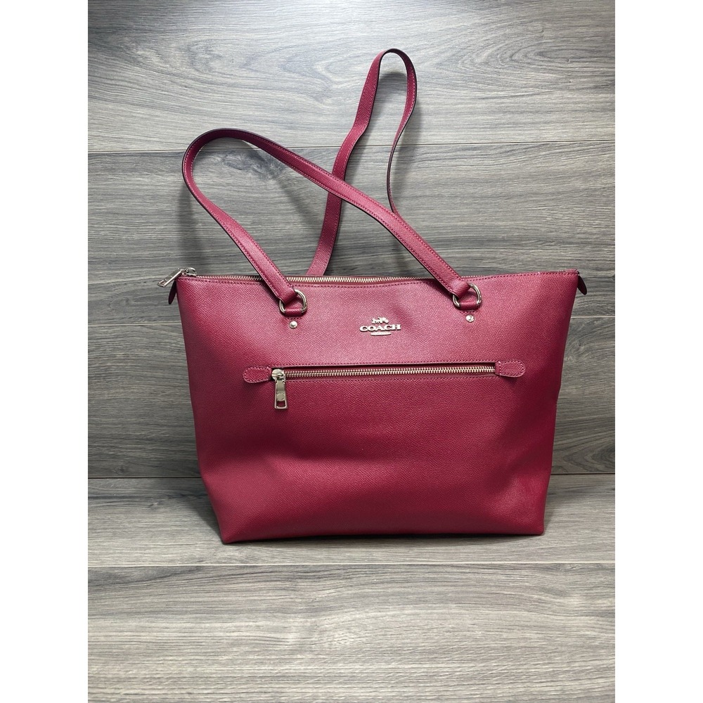 Coach Gallery Women's Tote Bag Shoulder Purse Leather Straps